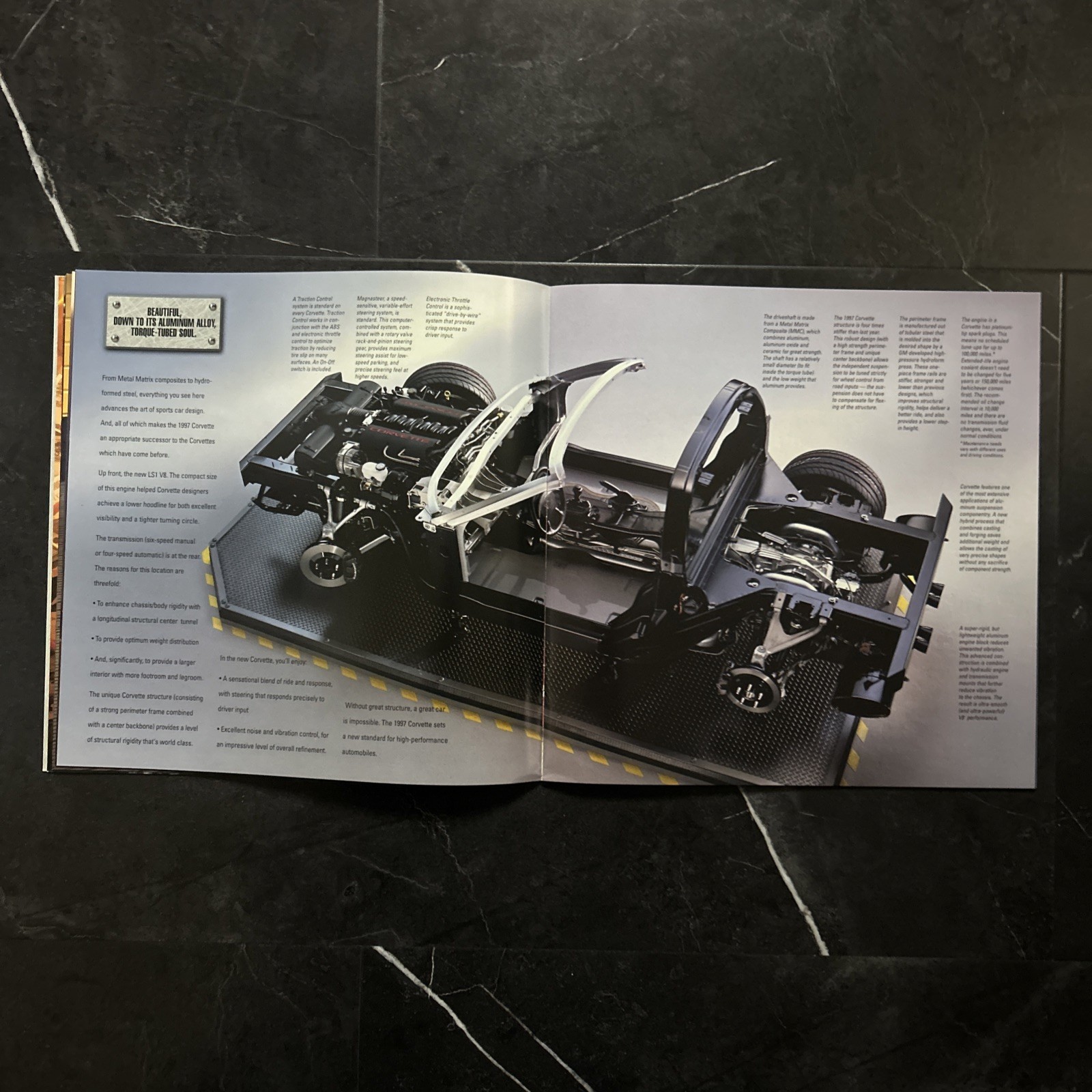 1997 ORIGINAL Chevrolet C5 Corvette Dealer Deluxe Sales Brochure Printed Dec. 96