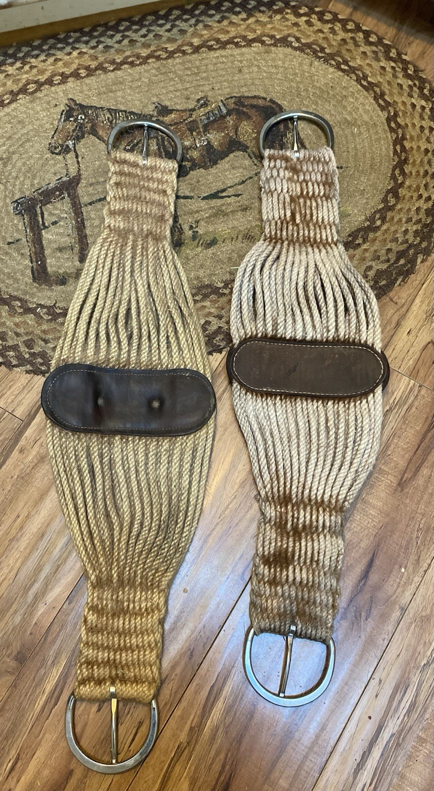 Lot of 3 Western Cinches Classic Equine Mohair-Alpaca 30” Billy Cook 32” and 30”