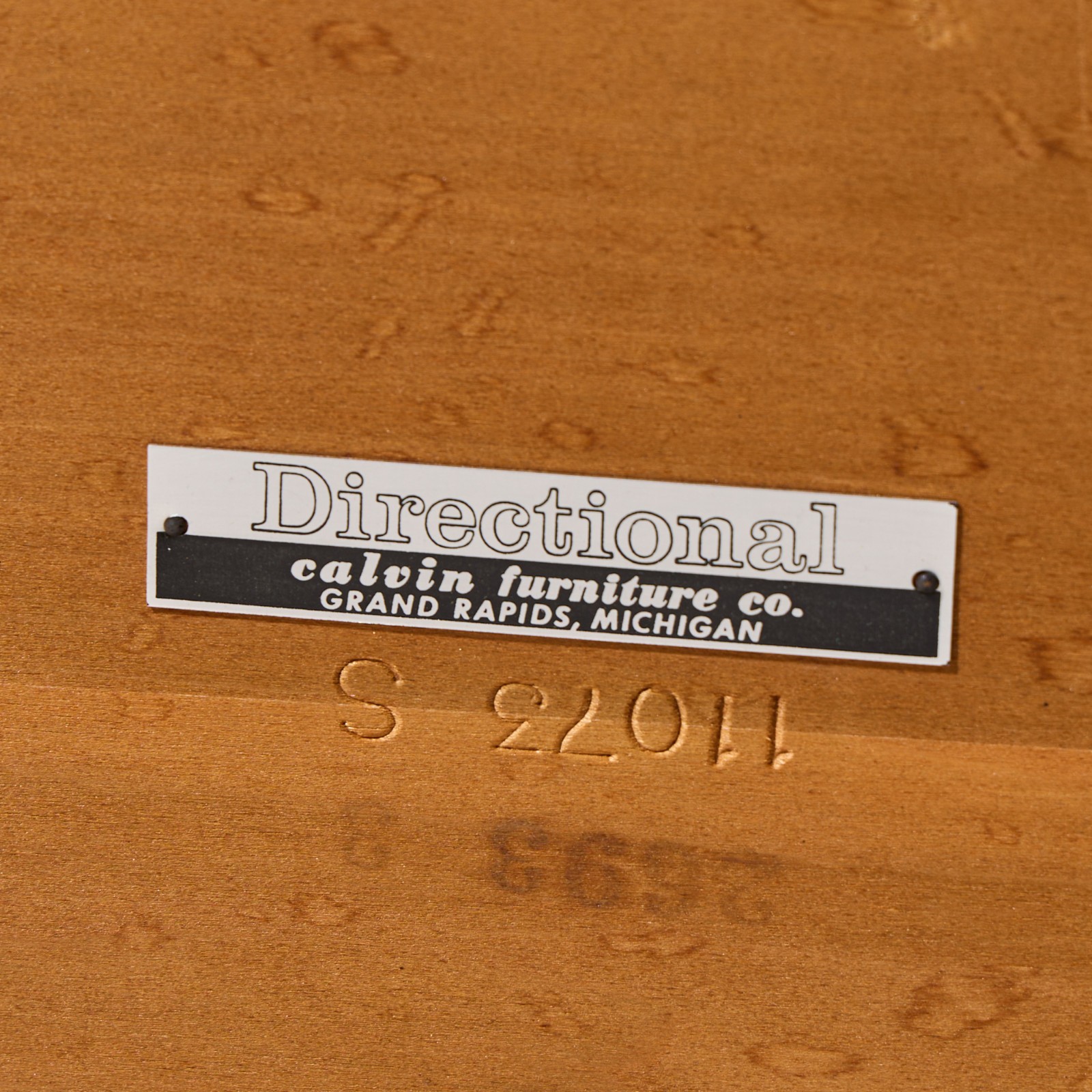 Milo Baughman for Directional Mid Century Burlwood Parsons Coffee Table