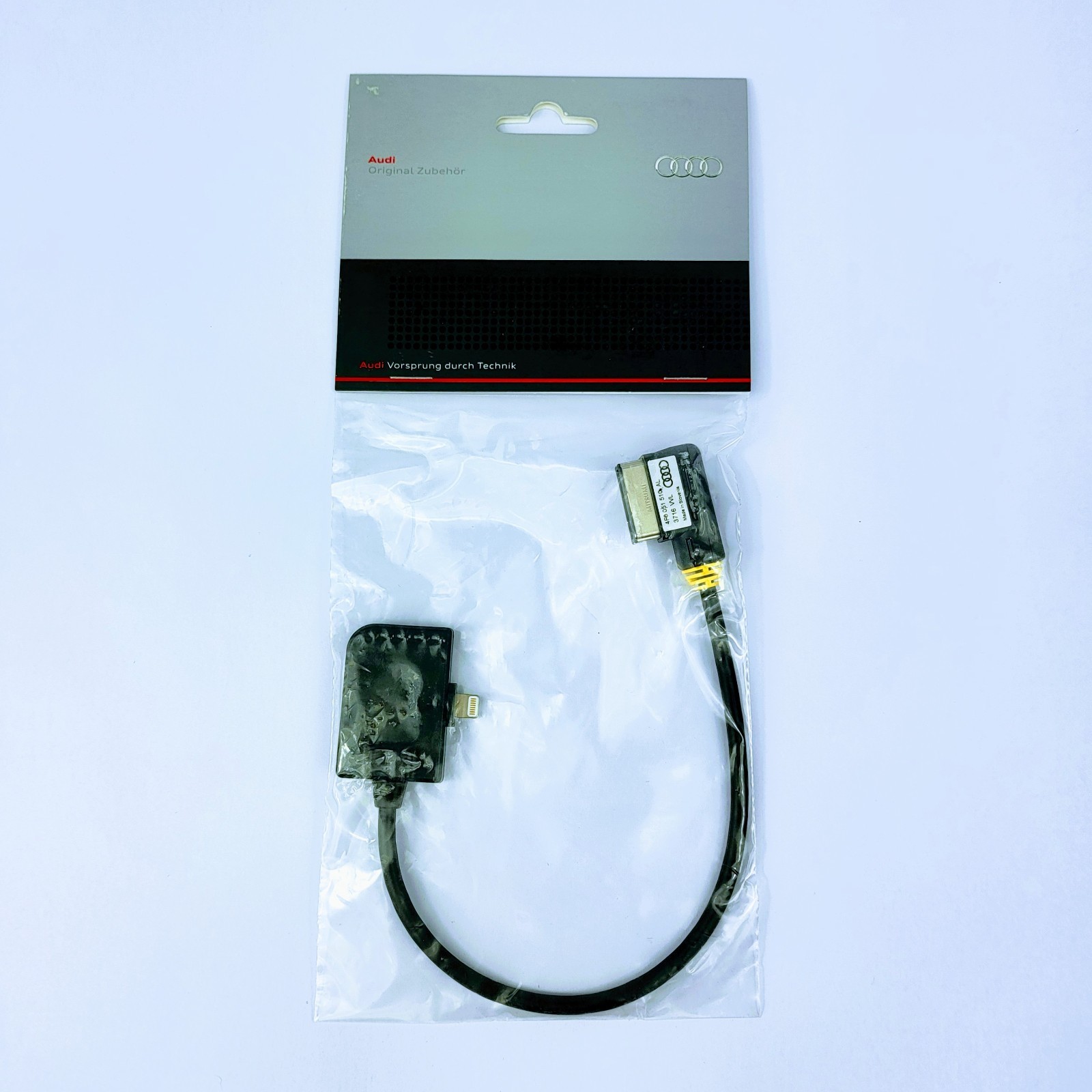 Audi OEM iPhone iPod Lightning Adapter Cable 4F0051510AL