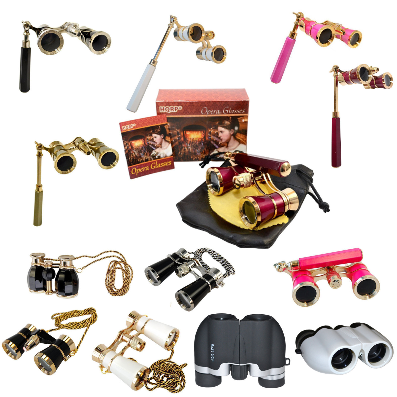 Opera Glasses / Binoculars Various Colors & Magnification CCO Optics (17 Models)