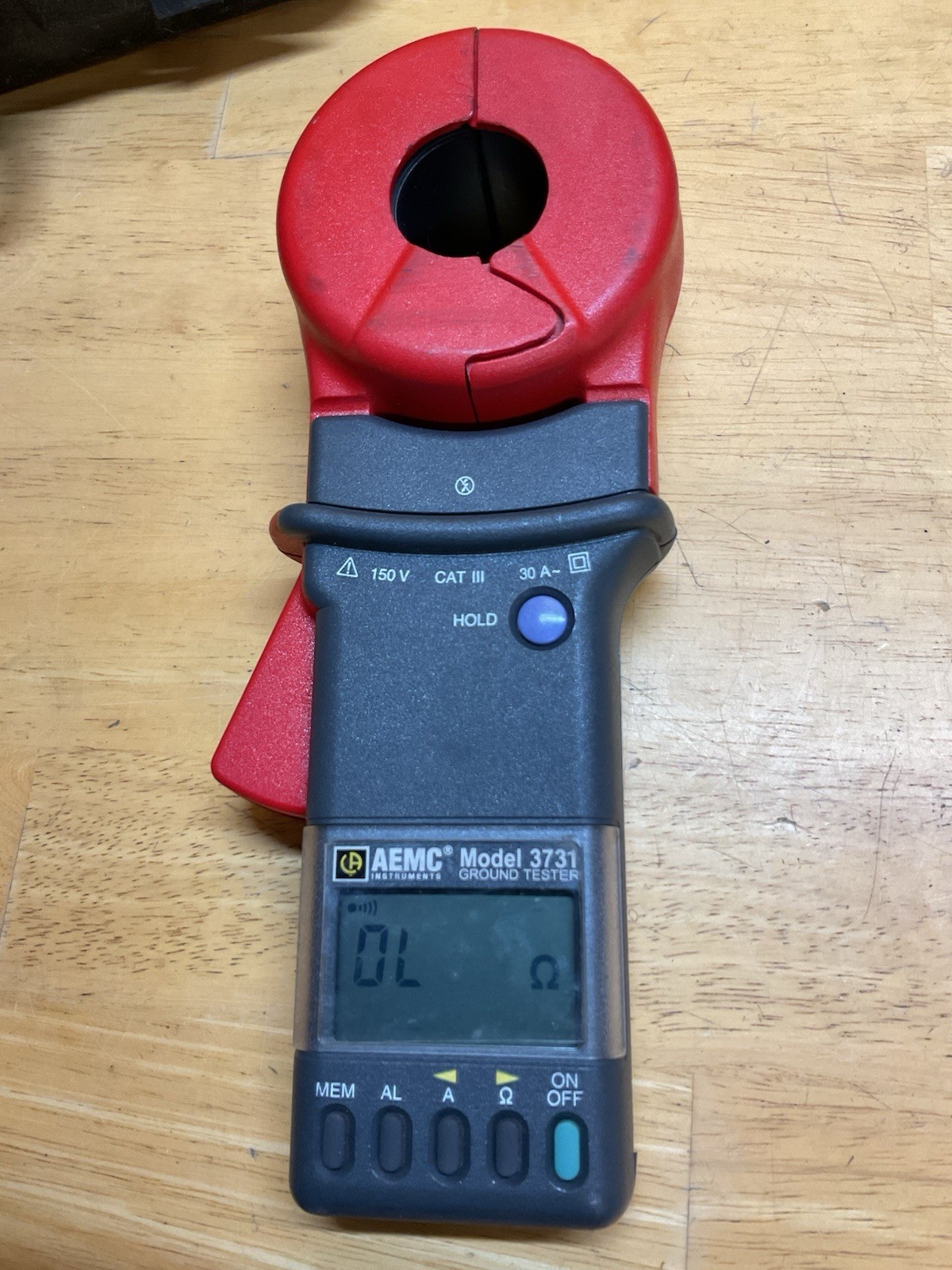 AEMC 3731 Clamp-On Ground Resistance Tester