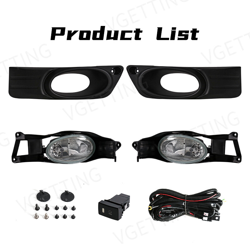 For Honda Fit (Jazz Shuttle) 2011-2016 Fog Light Front Bumper Lamp w/ Bulb Cable