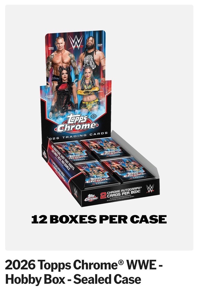 2026 Topps Chrome WWE - Hobby Box