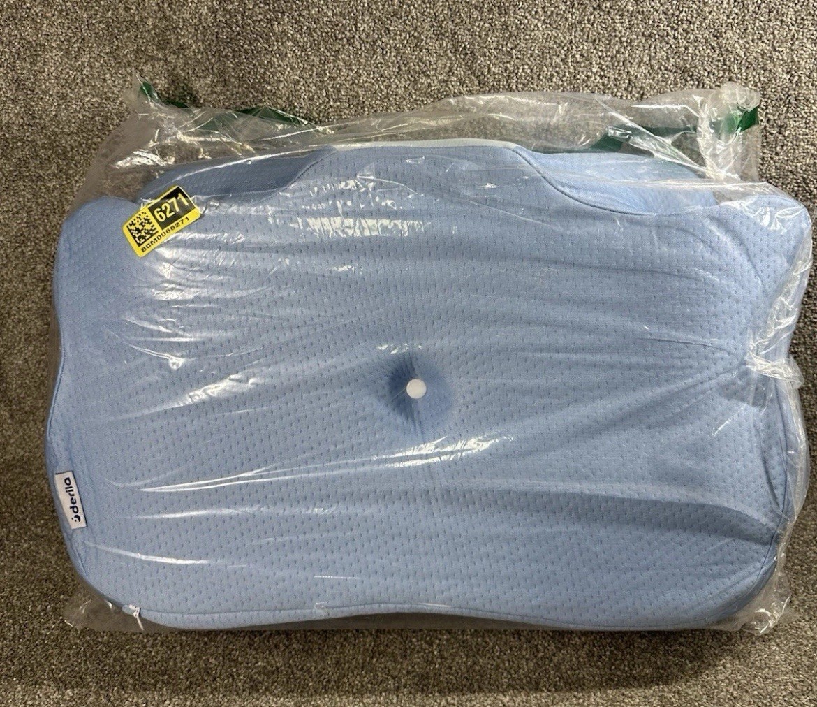 Derila Ergo Neck Pillow Contour Standard Size Memory Foam 21x14x4 In/ 54x36x12cm