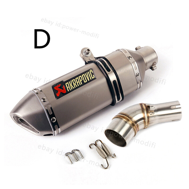 51MM For Yamaha YZF-R3 R25 MT-03 2016-2025 Steel Exhaust Muffler Mid Link Pipe