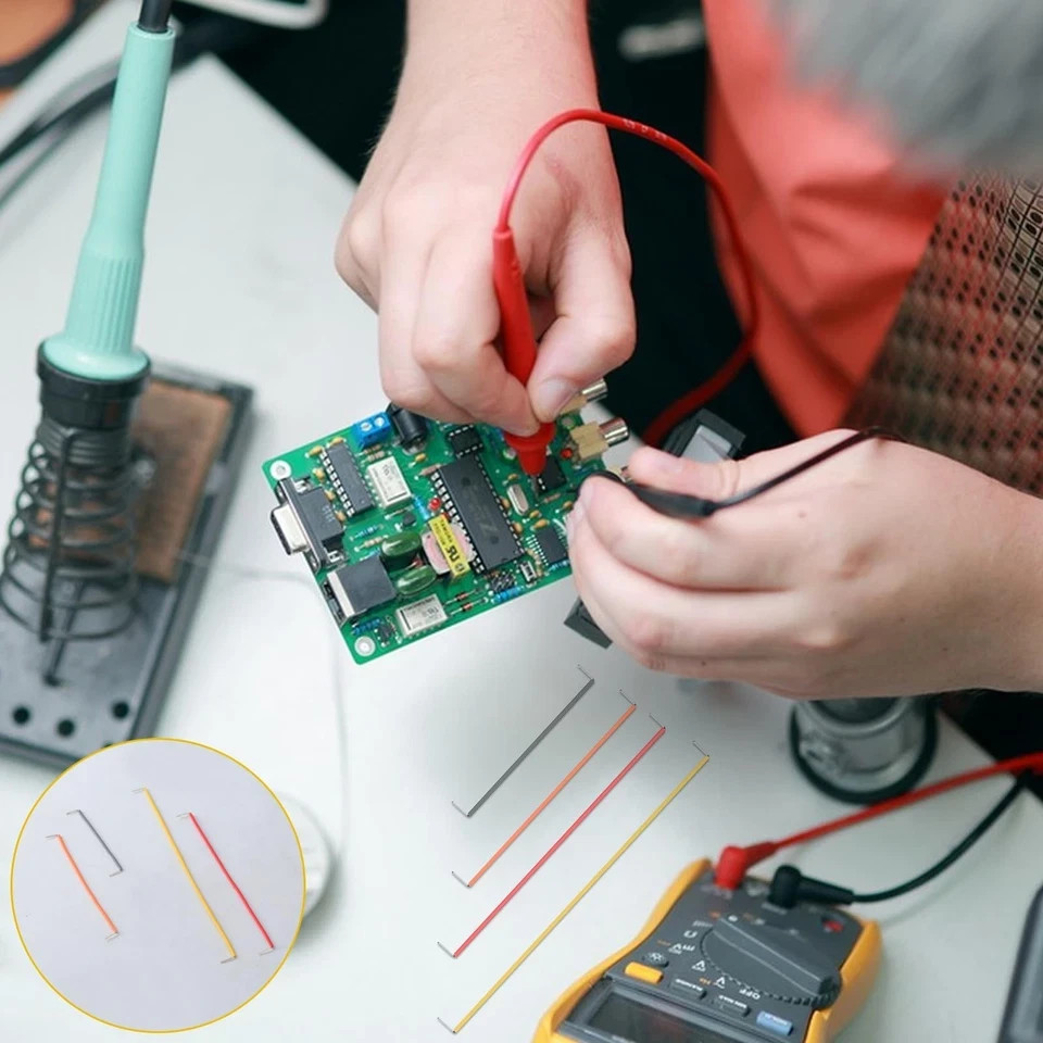 840 Pcs Breadboard Jumper Wires Kit, PCB Breadboard Jumper Wire Cables, Solde...