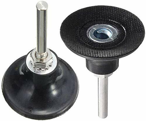 2 Pack 2 inch Sanding Disc Holder Roll Lock Rotary Pad Holder Mandrel 1/4" Shank