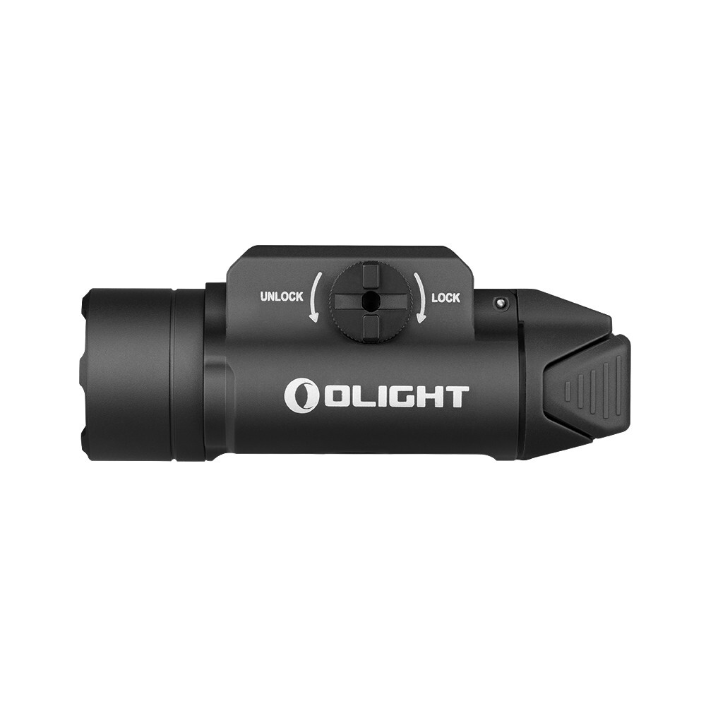 Olight PL-3R Valkyrie Rechargeable Rail Mounted Light, Black, 1500 Lumens, 205 M
