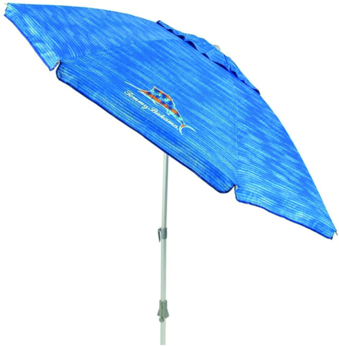 Tommy Bahama 8' Beach Umbrella w/ Tilt BLUE