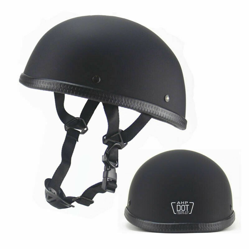 Beanie Motorcycle Helmet Half Helmet Retro Men Women Open Face Scooter Skull Cap