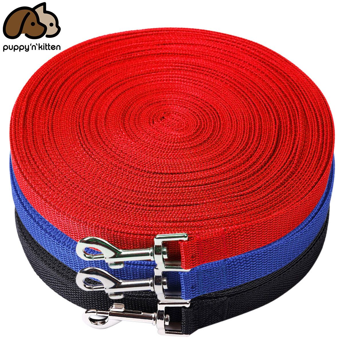 Dog Leash Long Obedience Recall Foot Feet Training Lead 6/15/23/33/50/100 FT