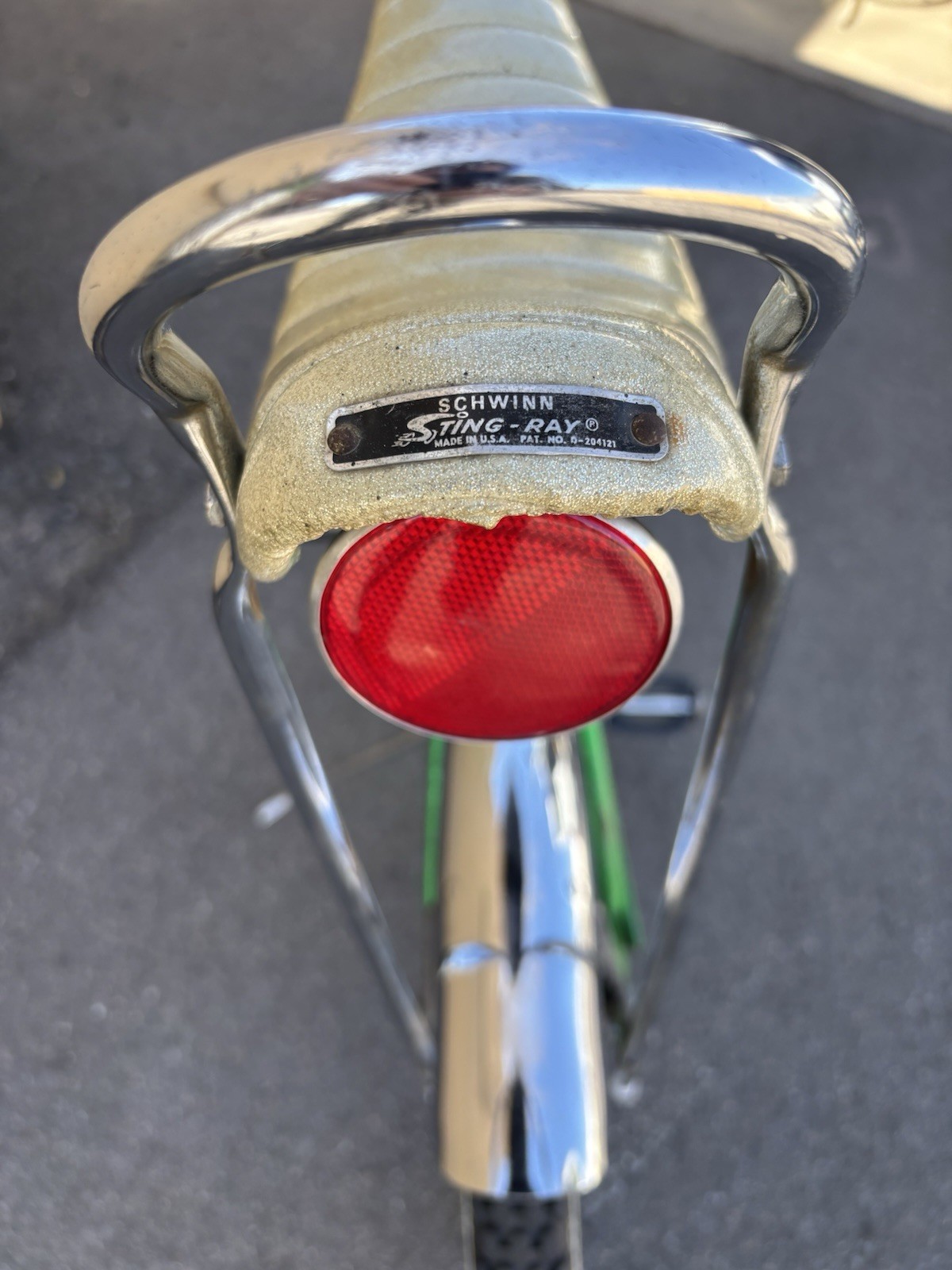 Vintage Schwinn Deluxe Flamboyant Lime Green Stingray 1965 Bicycle