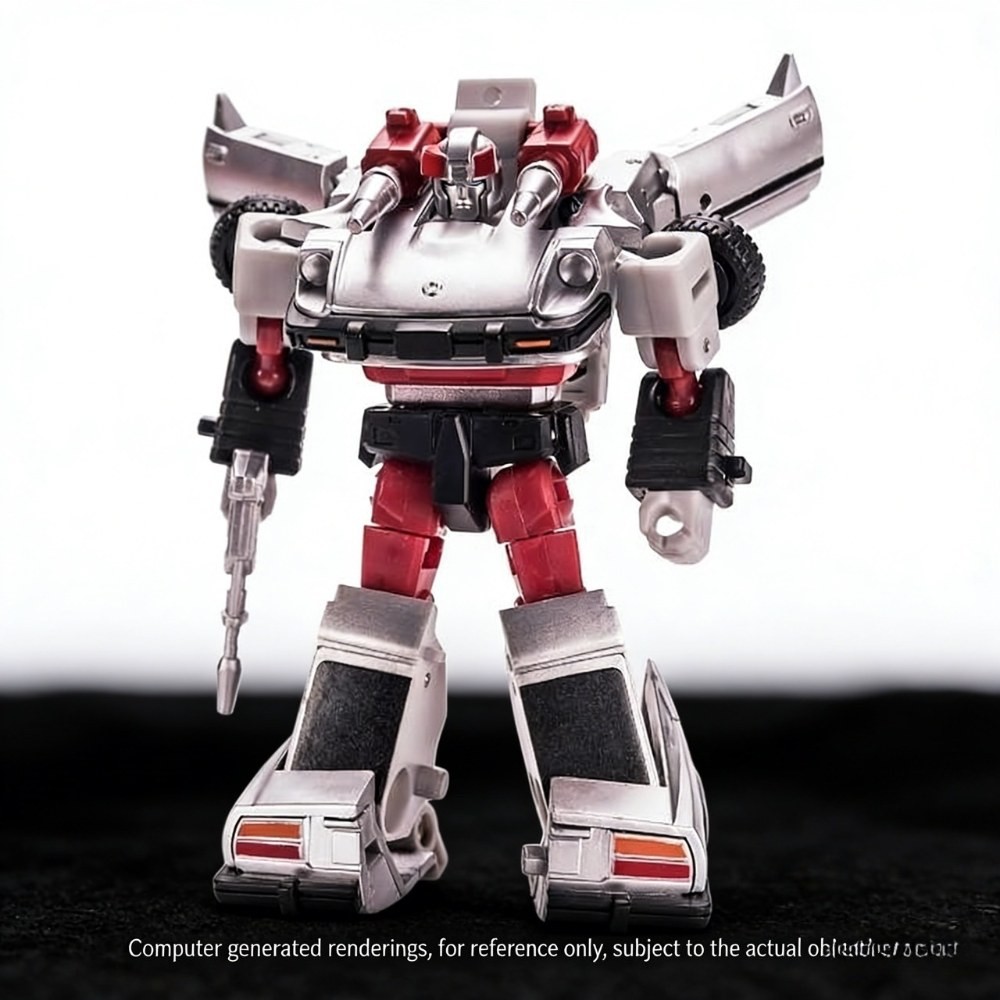 Newage NA H04G Silverstreak Black Rain Gunner Transforming ToyFigure Collectible