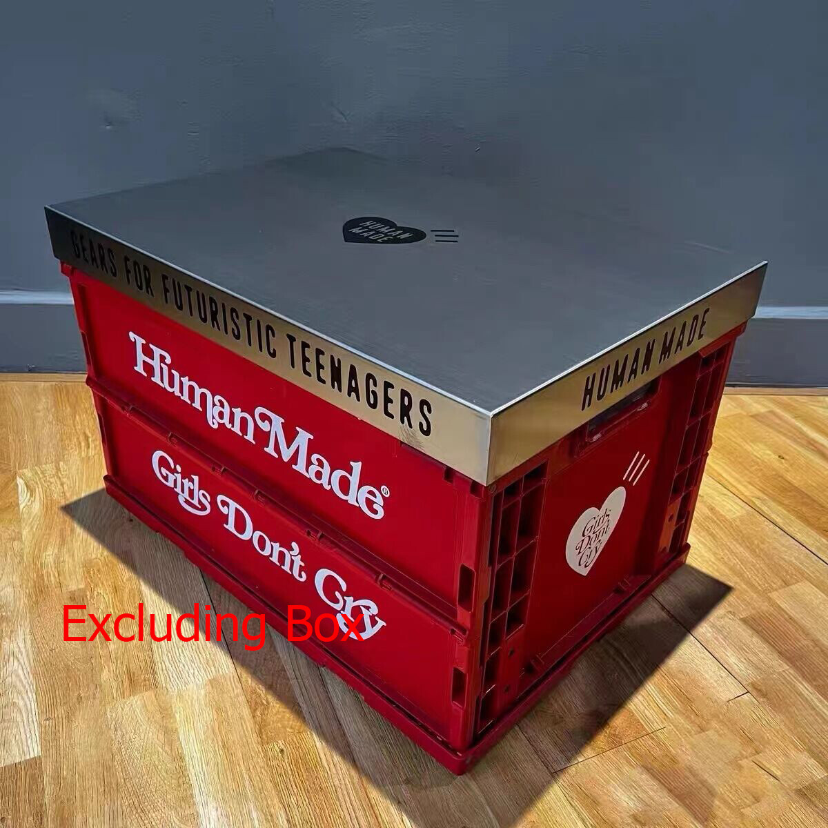 HUMAN MADE STAINLESS STEELTABLE TOP Table Storage Board Fit HM 50L Box