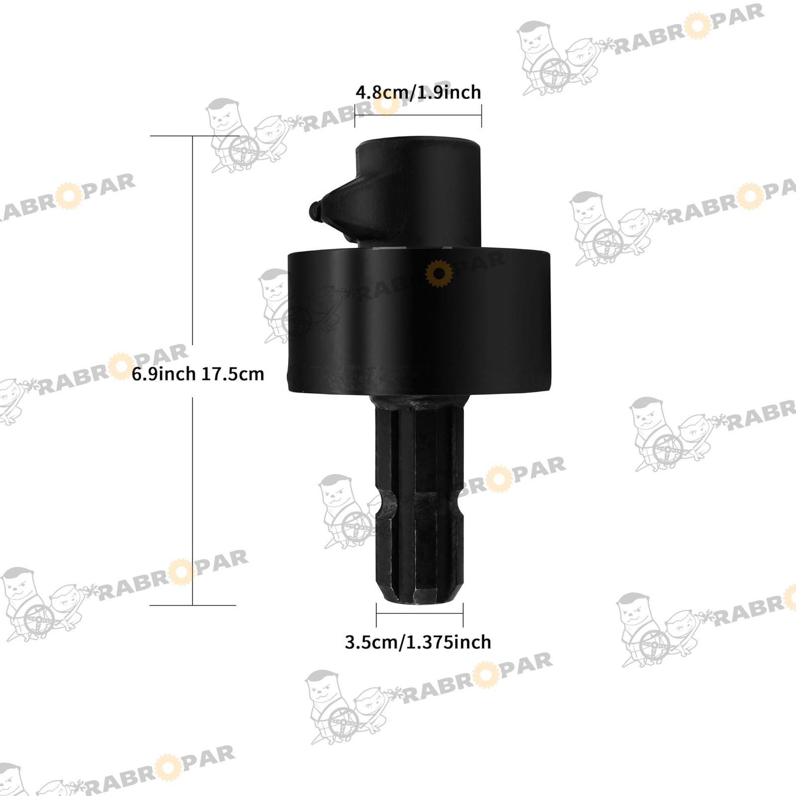 Tractor PTO Quick Release Clutch Over Running Coupler 1-3/8" & 6 Spline