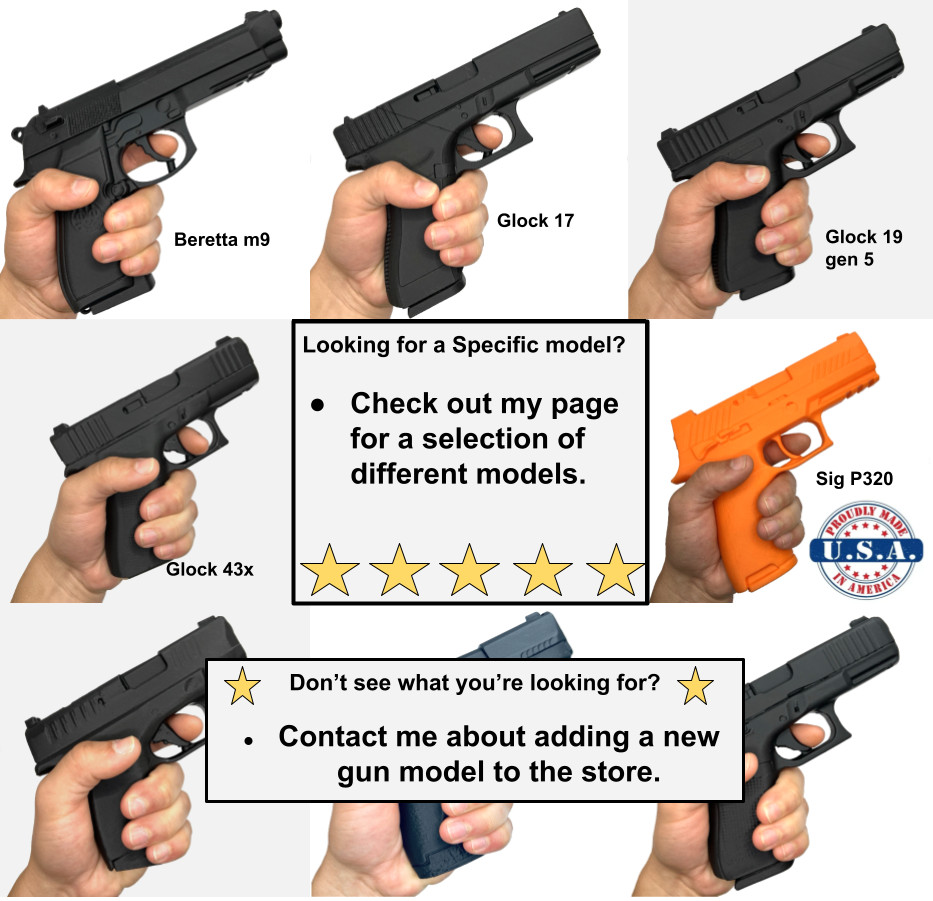 Springfield Echelon Orange Training Gun Strong 1:1 Size Prop Realistic Feel SAFE
