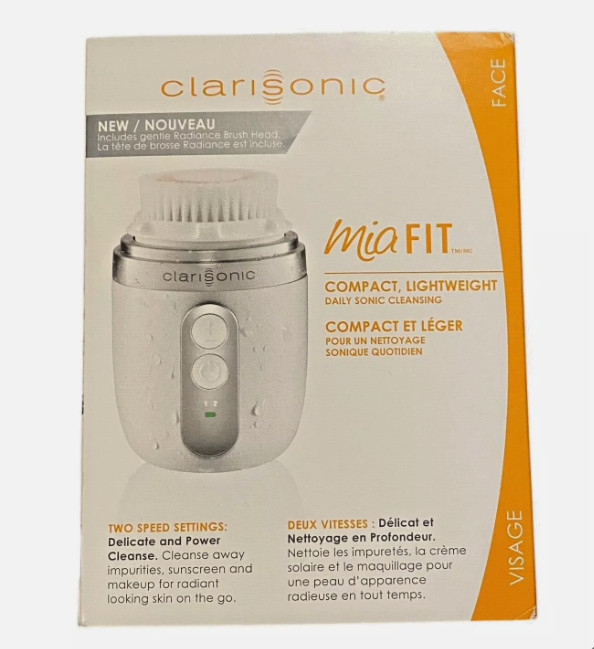New in Box Clarisonic Mia Fit Skin Cleaning Face Brush PINK WHITE BLUE BLACK