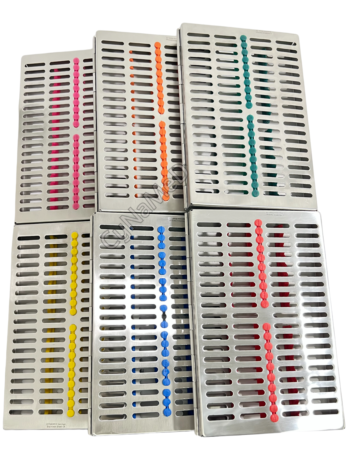 GERMAN DENTAL AUTOCLAVE STERILIZATION CASSETTE RACK BOX TRAY FOR 20 INSTRUMENTS