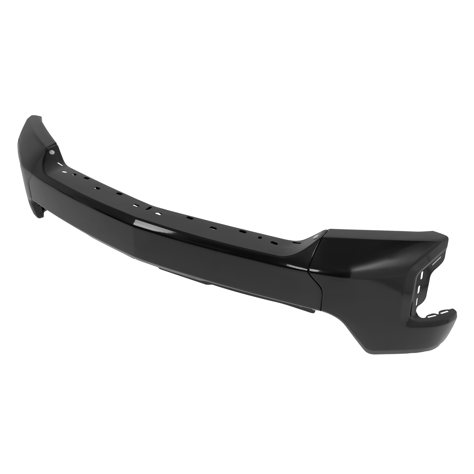 Front Bumper Face Bar Fit For 2019-2022 Chevrolet Silverado 1500 Steel Black