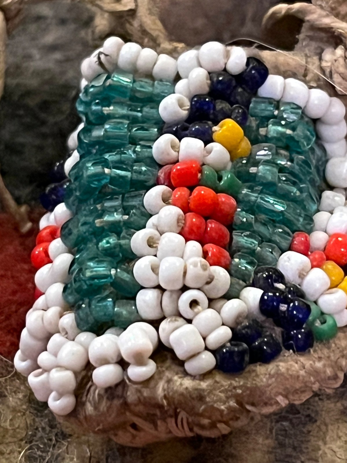 Old Beaded Baby Moccasins