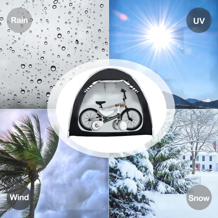 Travel Bike Storage Shed Tent Outdoor Portable Bicycle Storage for 2-4 Bikes NEW