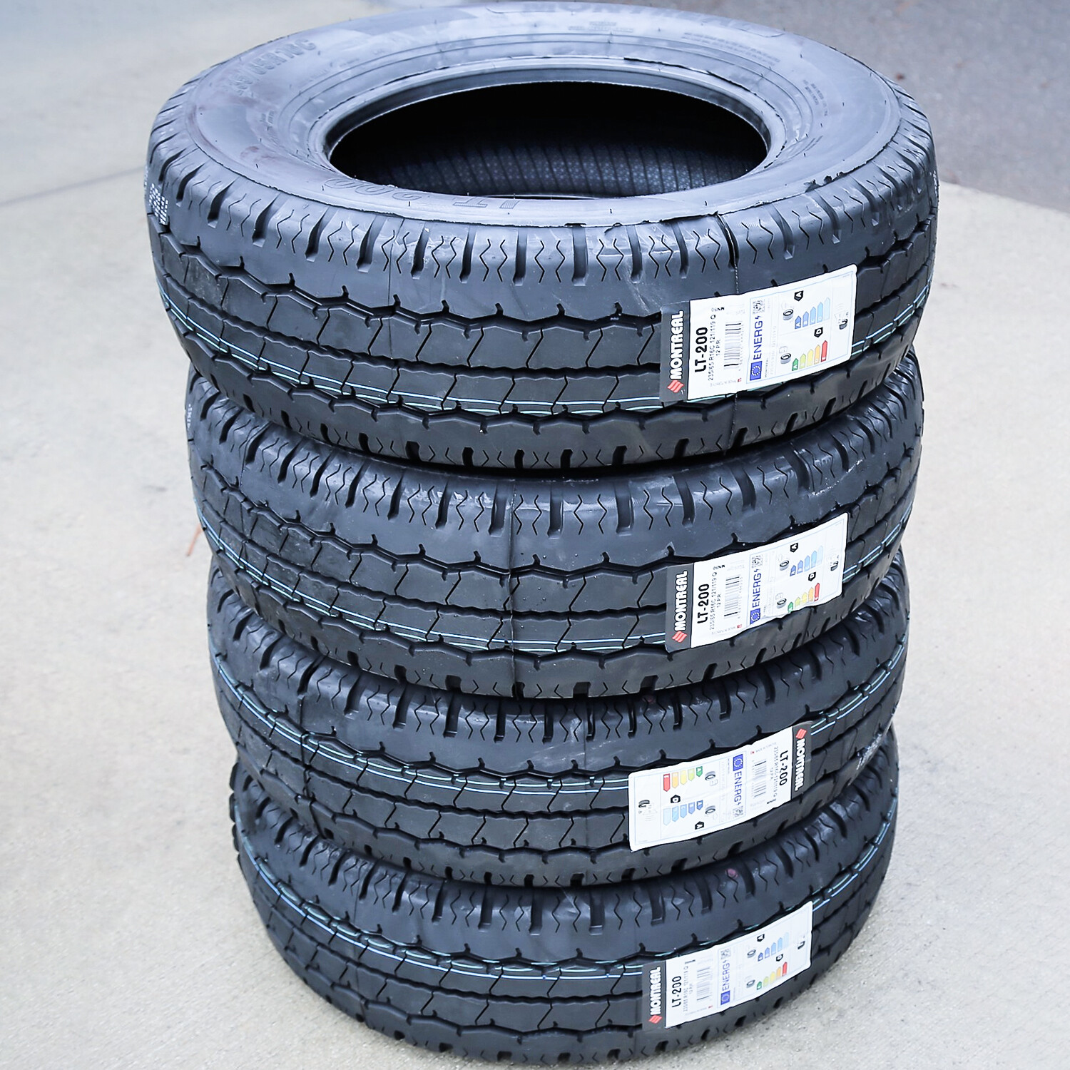 4 Tires Montreal LT-200 235/65R16C Load F 12 Ply Commercial