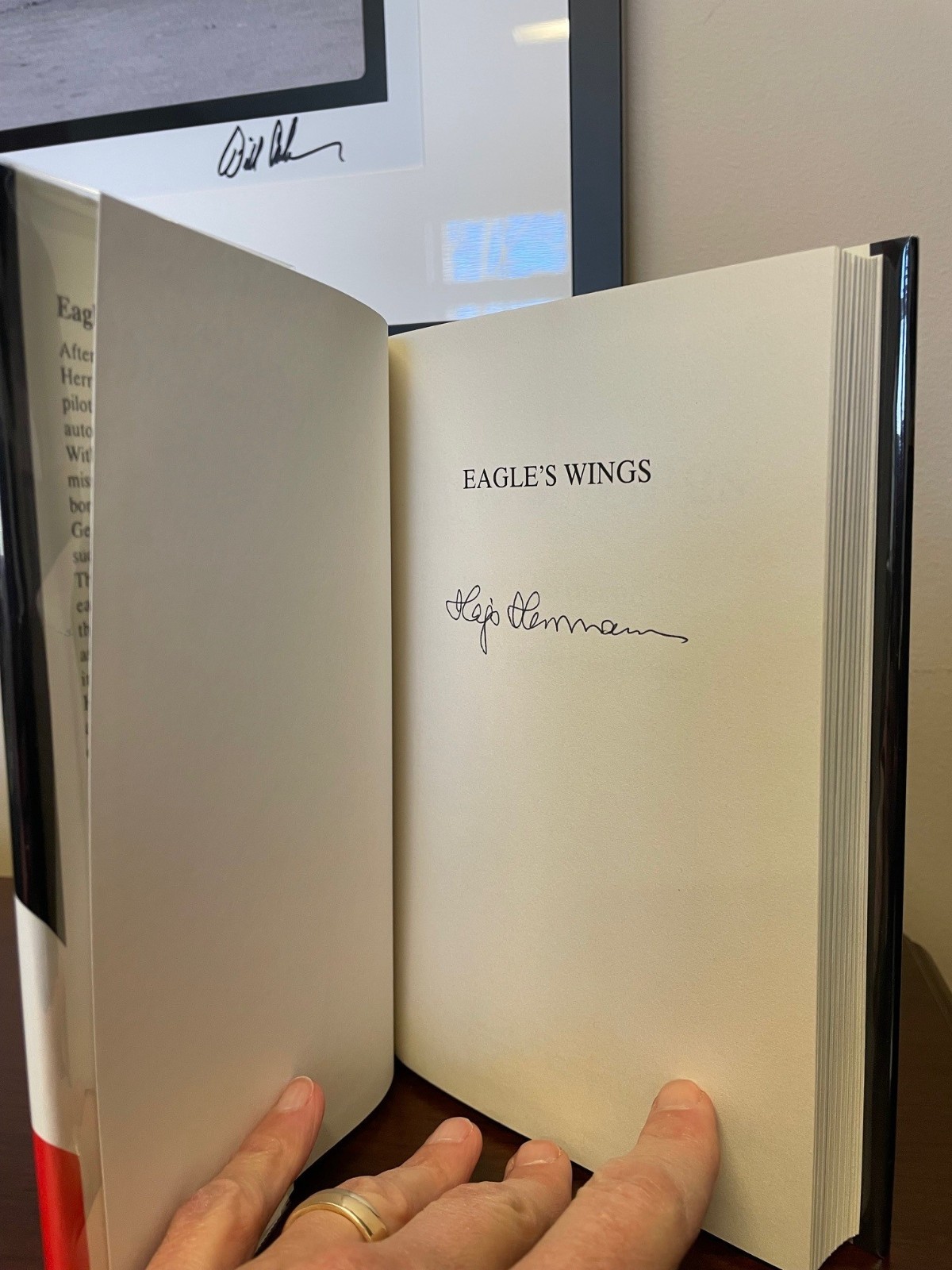 Eagle's Wings Hajo Herrmann Luftwaffe Pilot Ace WWII 1st Ed SIGNED!!!!!