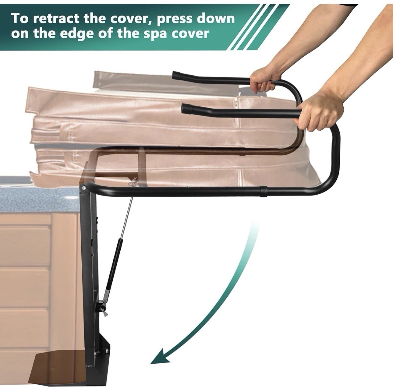 Hydraulic Hot Tub Cover Lift Spa Cover Lift System Adjustable Height