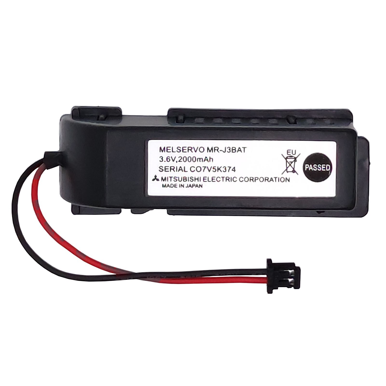 25X MR-J3BAT PLC Battery For Mitsubishi MELSERVO MR-J3 with Plug 3.6V 2400mAh A