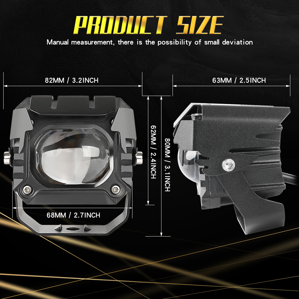 For Kawasaki Teryx KRX 1000 Roof 42'' Led Light Bar+3'' Dual Color LED Pods Kits