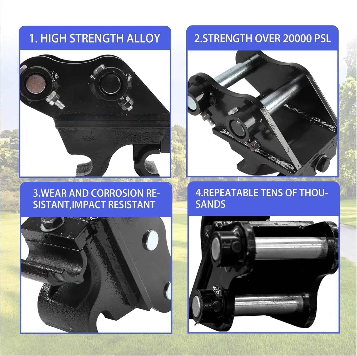 0.8-3 Ton Mini Excavators Excavator Attachment Quick Hitch Coupler Attachments