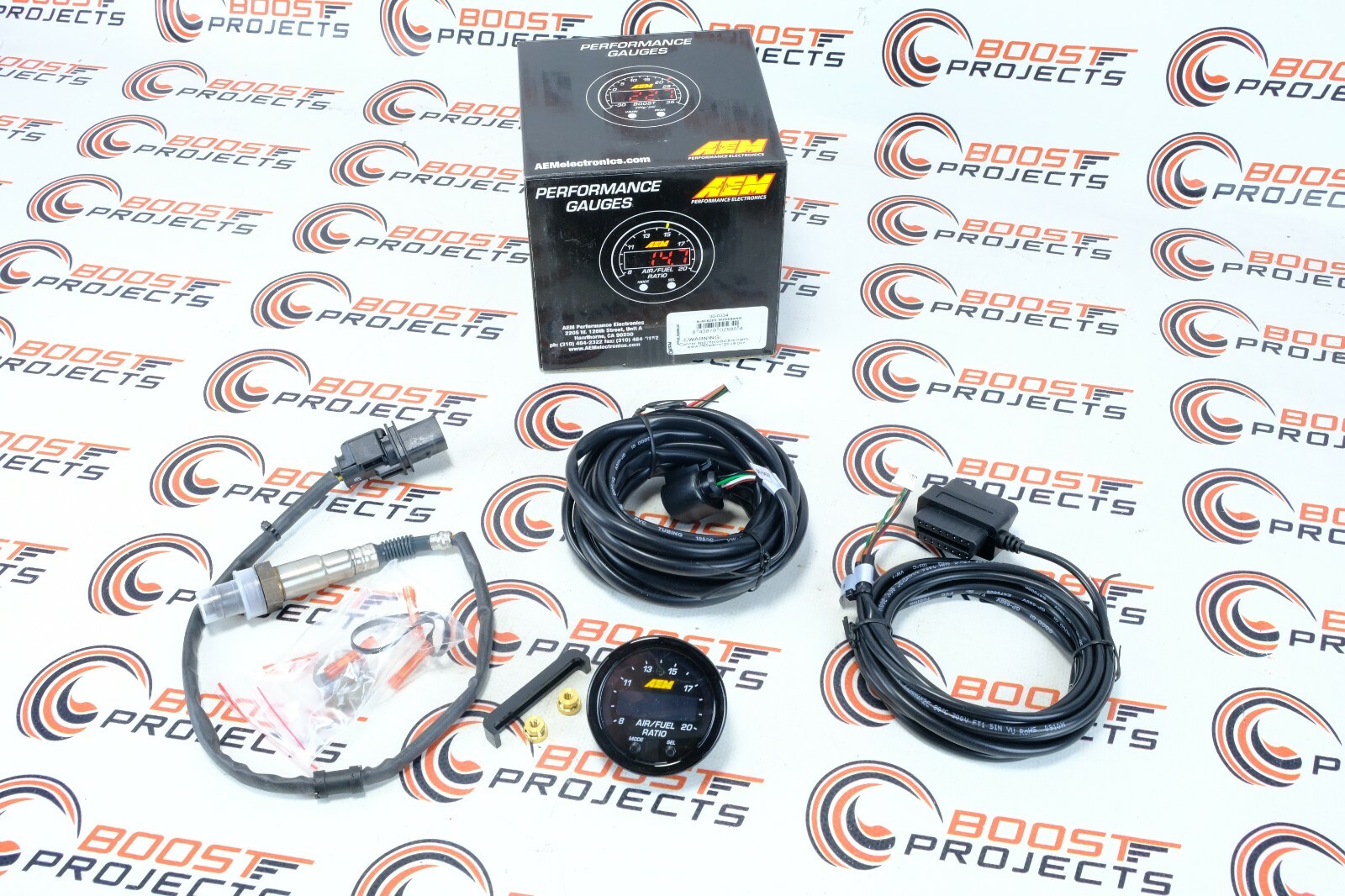 AEM Electronics X-Series OBDII Wideband AFR Controller Gauge Brand New 30-0334