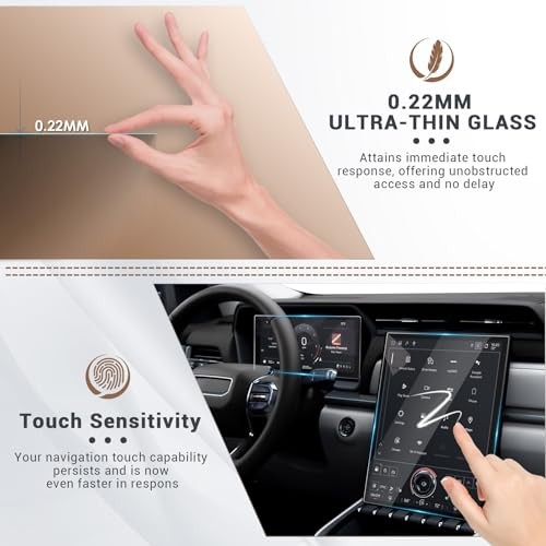 2025 2026 GMC Terrain Screen Protector Set for 2025 2026 GMC Terrain