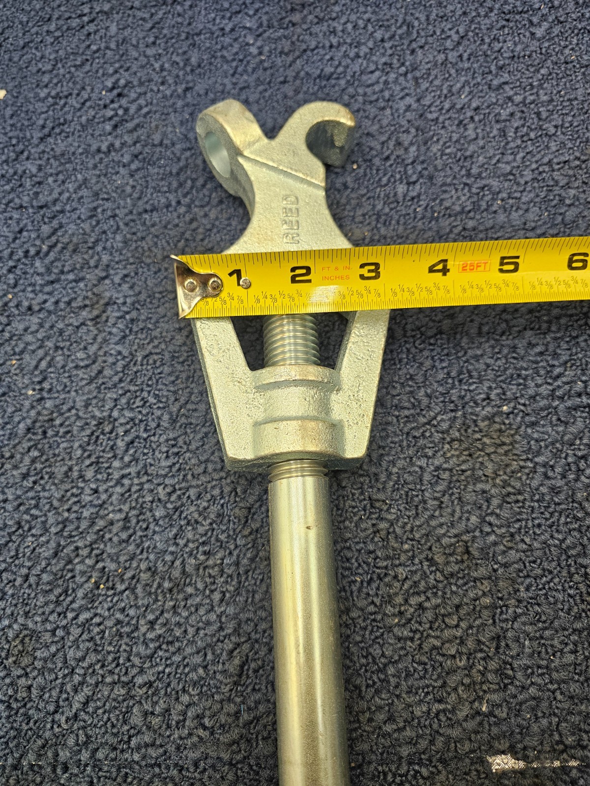 Reed Forged Steel Hydrant Wrench, 1-1/4" Square, 1-3/4"Pentagon, 18-3/4" Long