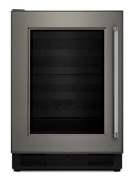 KitchenAid 24" Glass Door 5.6 Cu. Ft. Wine Cellar - KUWL204EPA