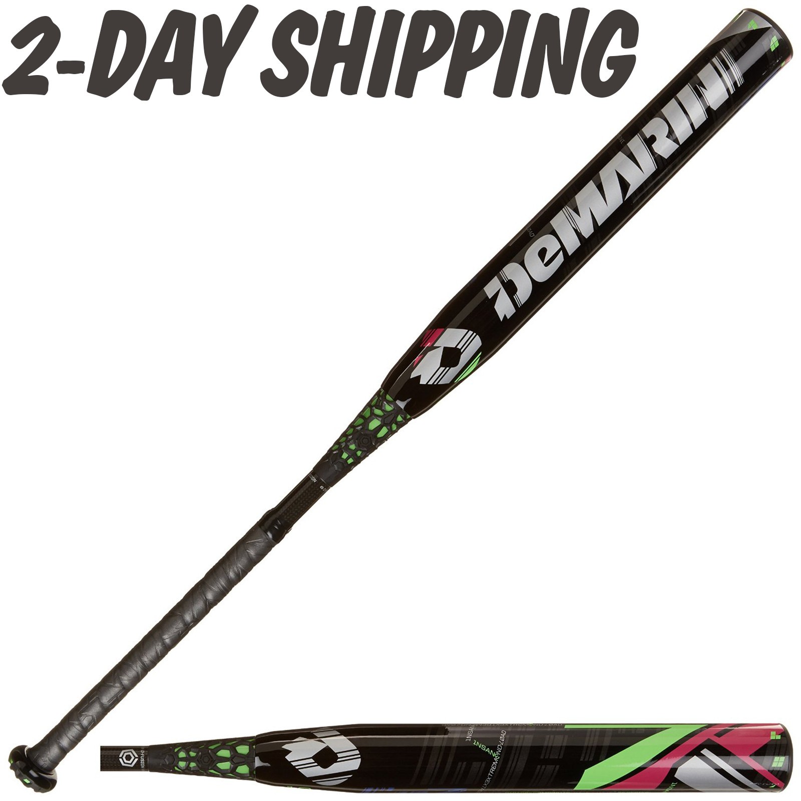 FASTPITCH BAT 34"/24 oz BUNDLE | 2024 Louisville Meta + 2015 DeMarini CF7 Insane