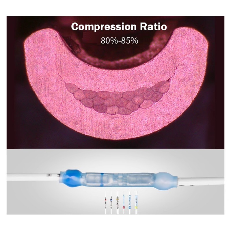 Crimp Splice 10Set Red Butt Splice Connectors D-436-36 Applicable wire 12-16AWG