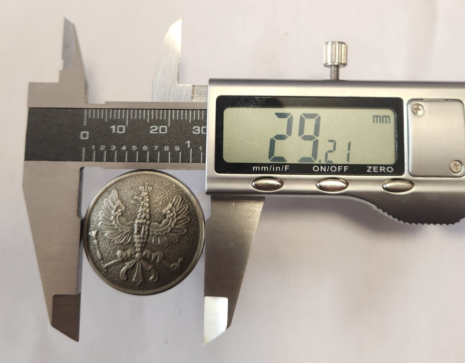 WWI Prussian Military Button FR Eagle German Uniform Hochfeine Qualitat