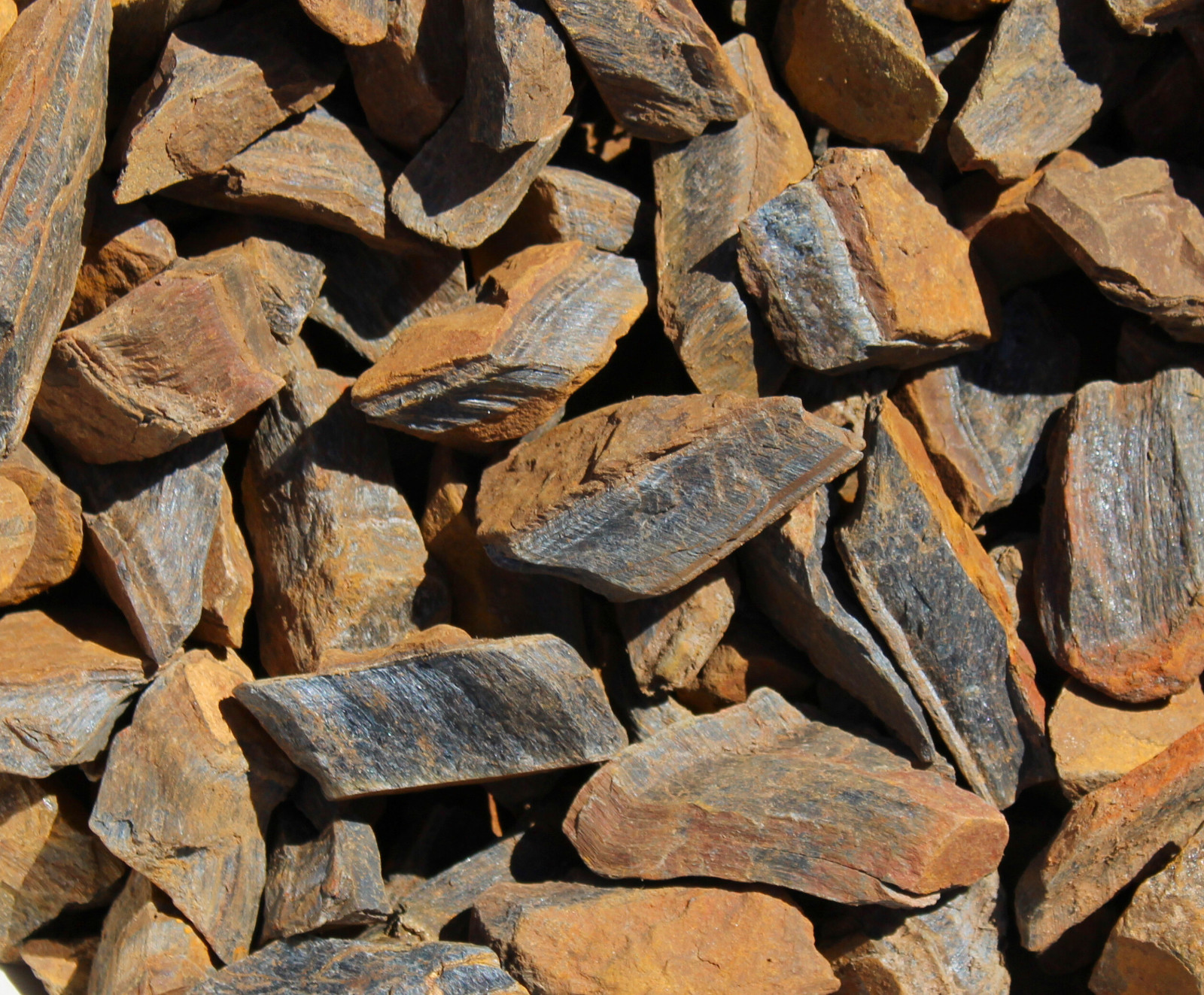 Blue Tiger's Eye - Rough Rocks for Tumbling - Bulk Wholesale options