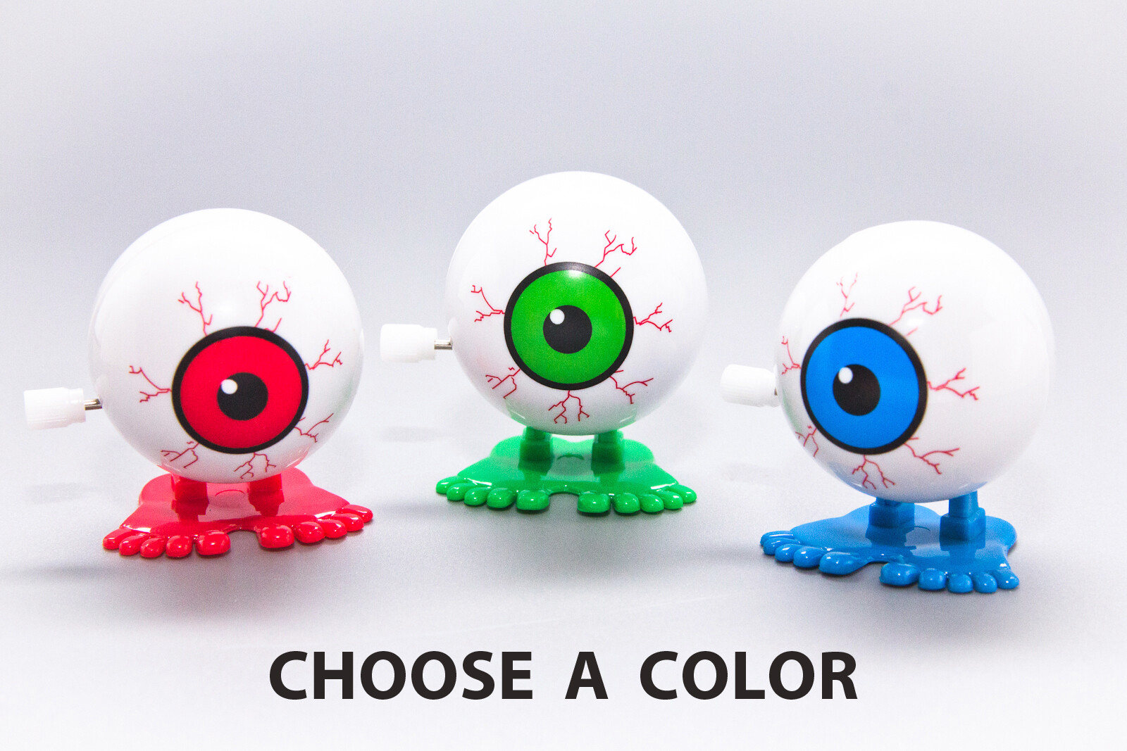 1 Replacement Wind-Up EYE BALL Toy ONLY for Vtg 1980 TOMY Strolling Bowling Game