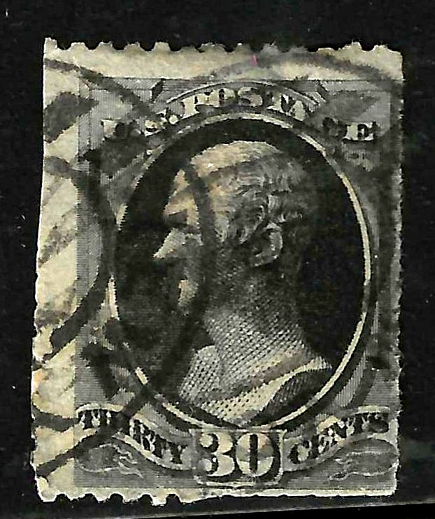 Sc #154/165/190 Decent Spacefillers 30 Cent Hamilton Banknote 1873 US 87A31