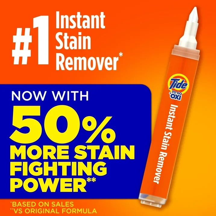 Tide Stain Remover for Clothes,Tide To Go Pen,Instant Spot Remover 1 Count