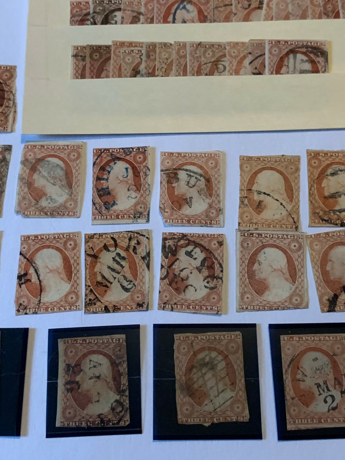 U.S 1857 #11 Imperforate Used Stamp Estate Liquidation purchase for one stamp