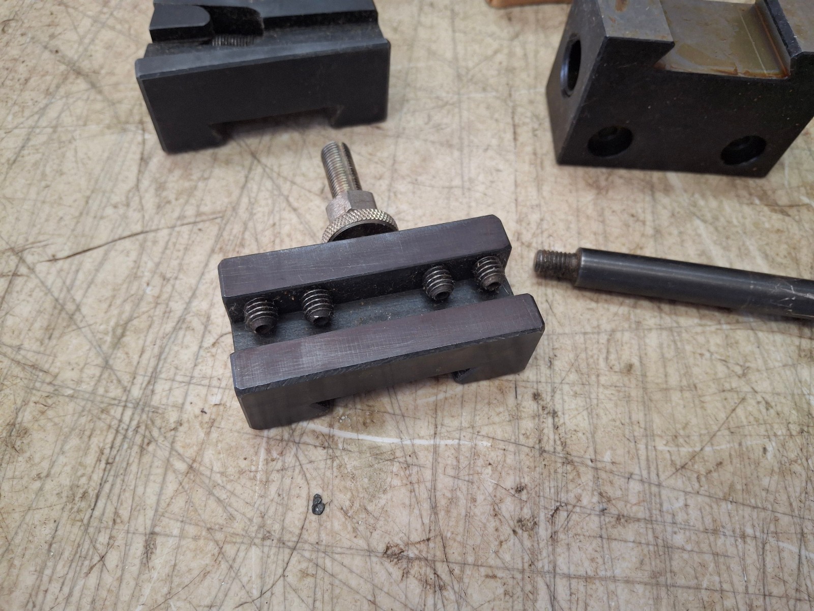 PHASE II #250-111 Wedge Type Quick Change Tool Post w/ 250-104 / 107 / 101