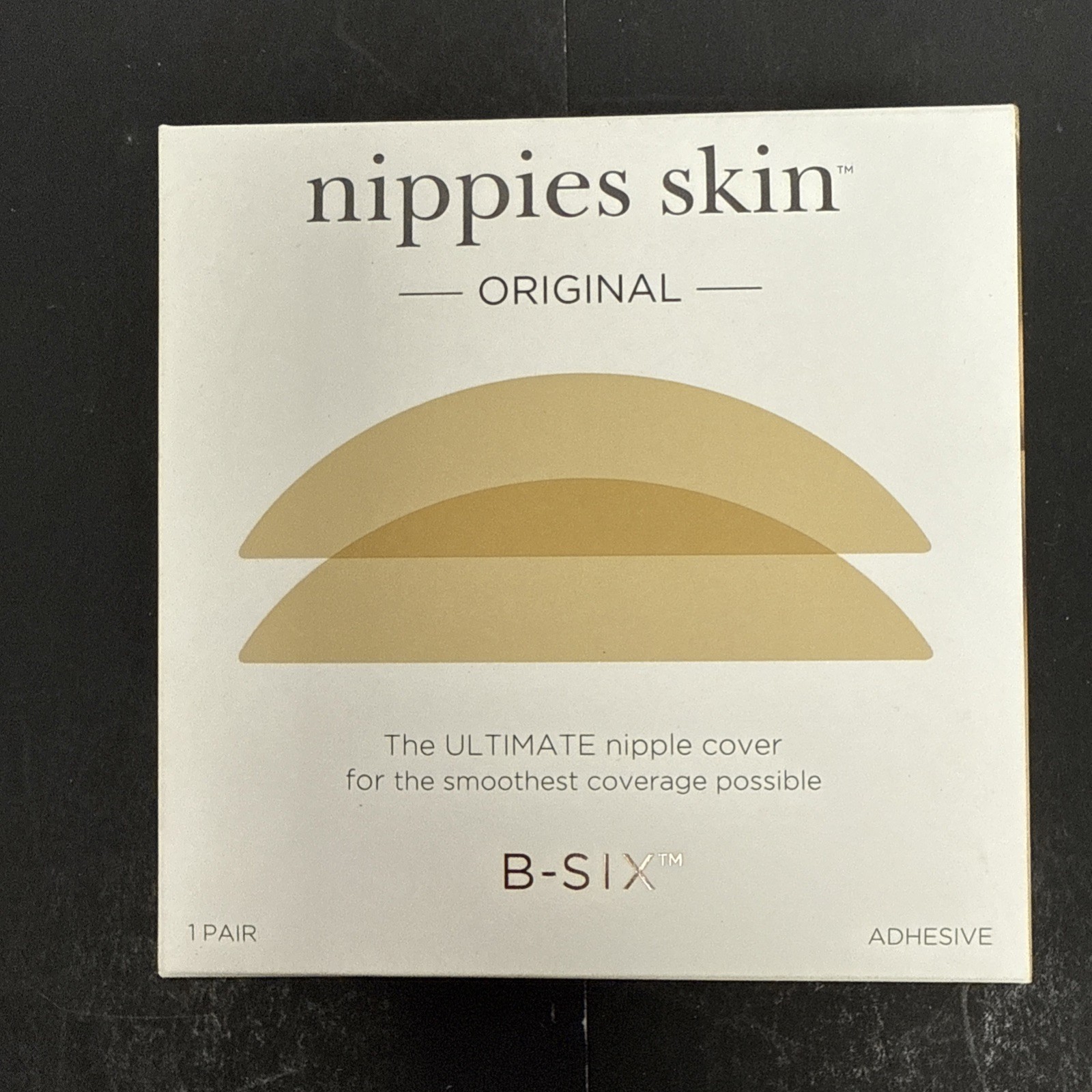 Nippies Skin Original B-SIX Nipple Cover Creme Color Size 1 S/M (3”) A-C Cups