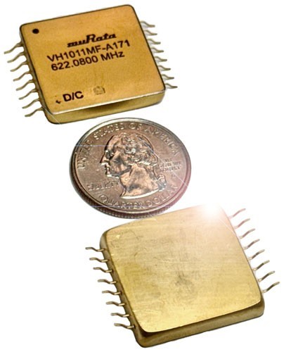 1pc Vintage GOLD MURATA VH1011MF-A171 VCXO LOADED with HEAVY GOLD for recovery