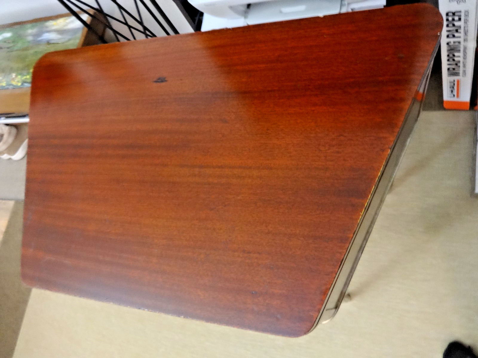 RARE Singer 74 Trapezoid Spinet Sewing Machine Cabinet - 301, 400 & 500 Series