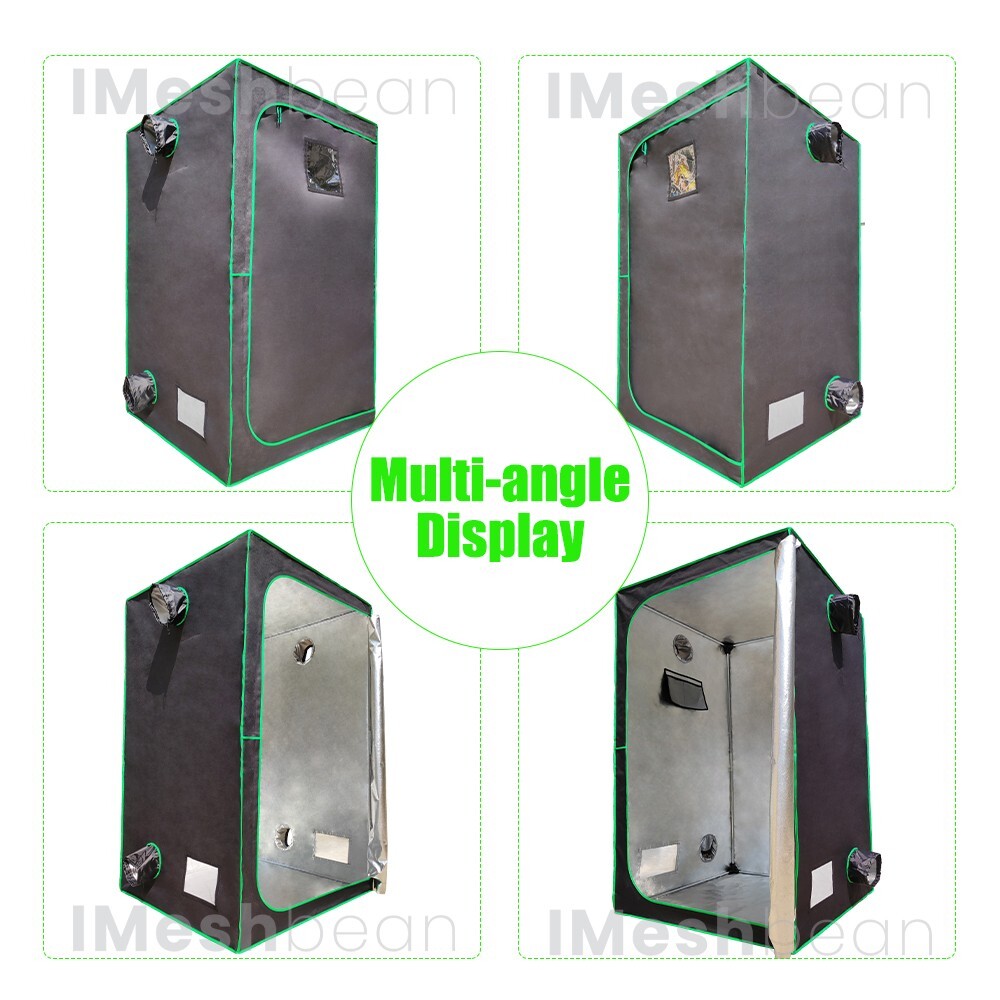 4x4 Complete Grow Tent Kit w/Full Spectrum Grow Light Air Ventilation Filter Sys