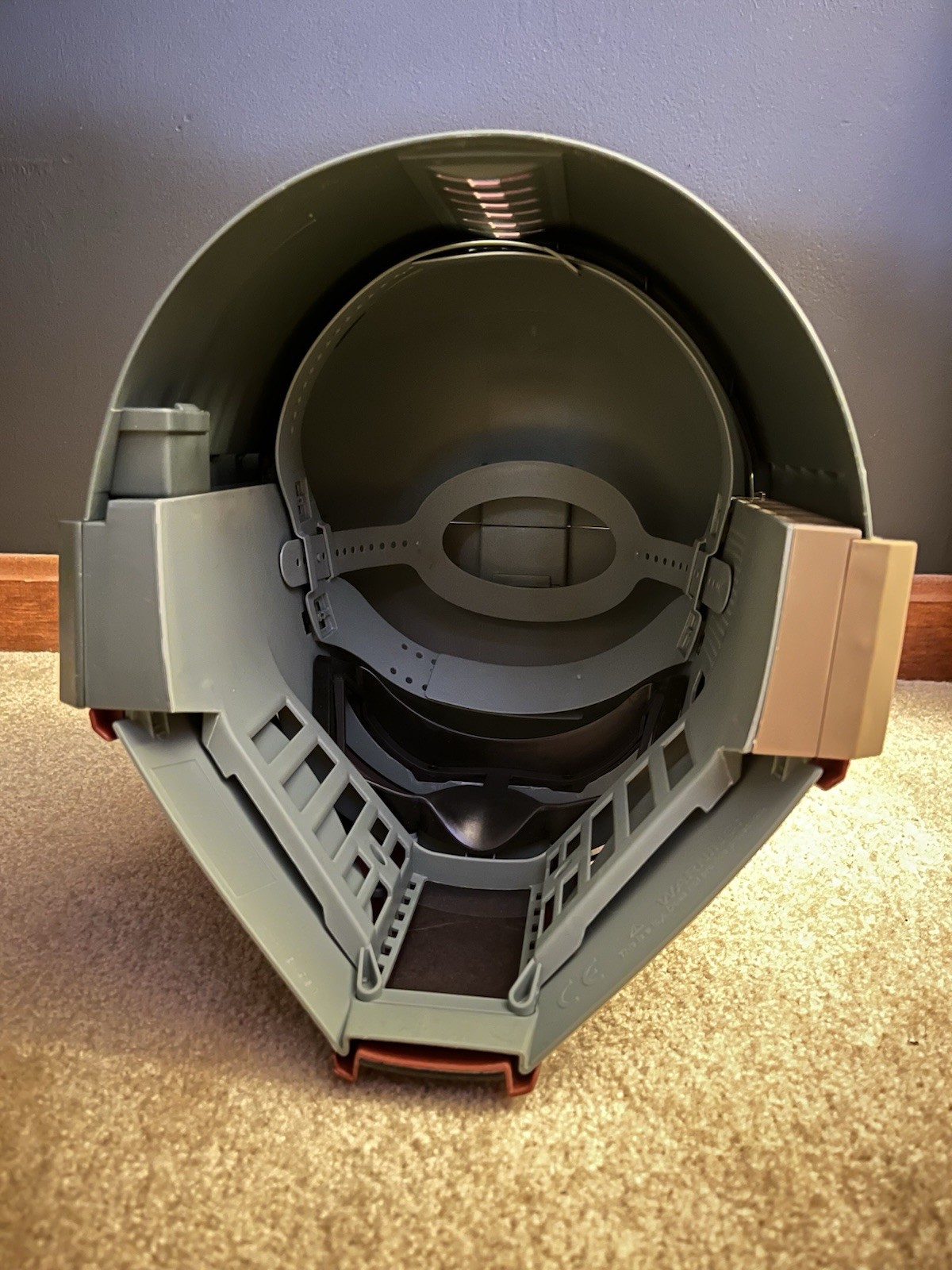 2009 Hasbro Star Wars BOBA FETT Talking Helmet Mandalorian COMPLETE TESTED WORKS